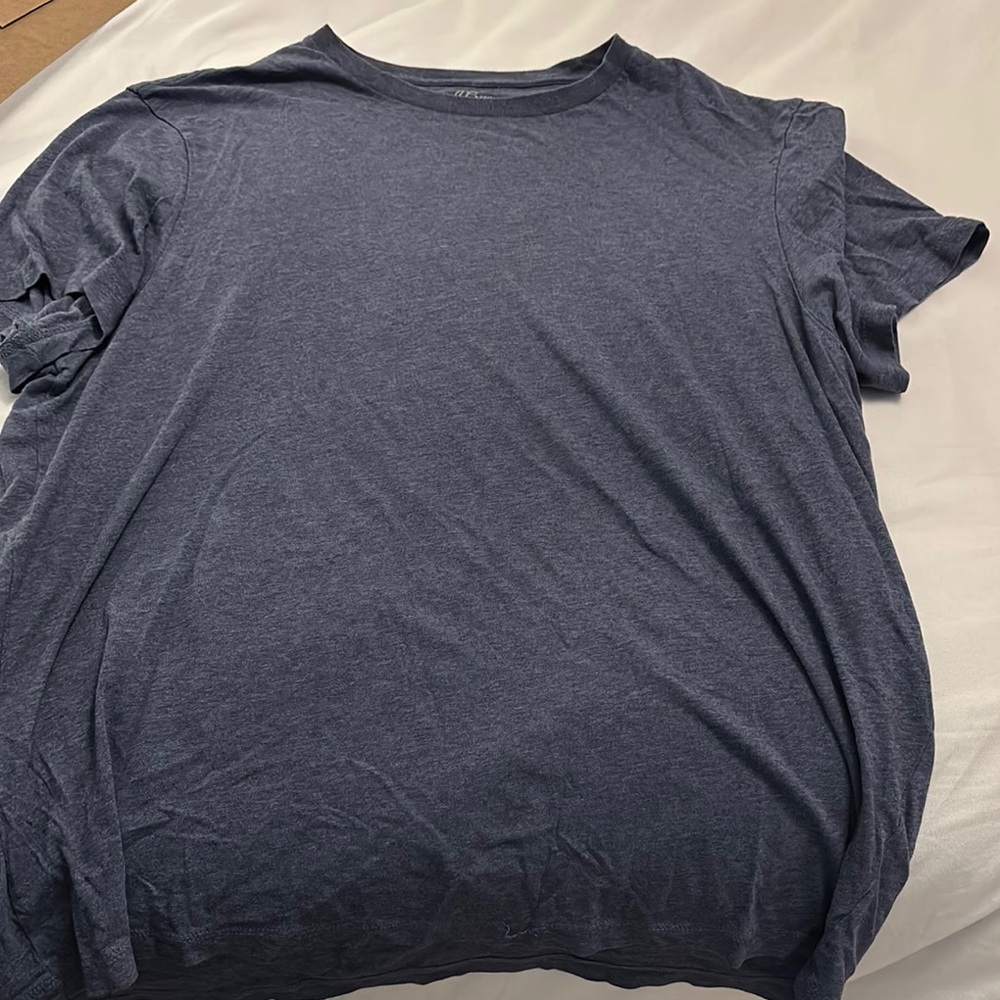 J. Crew Dark Gray Knit Tee